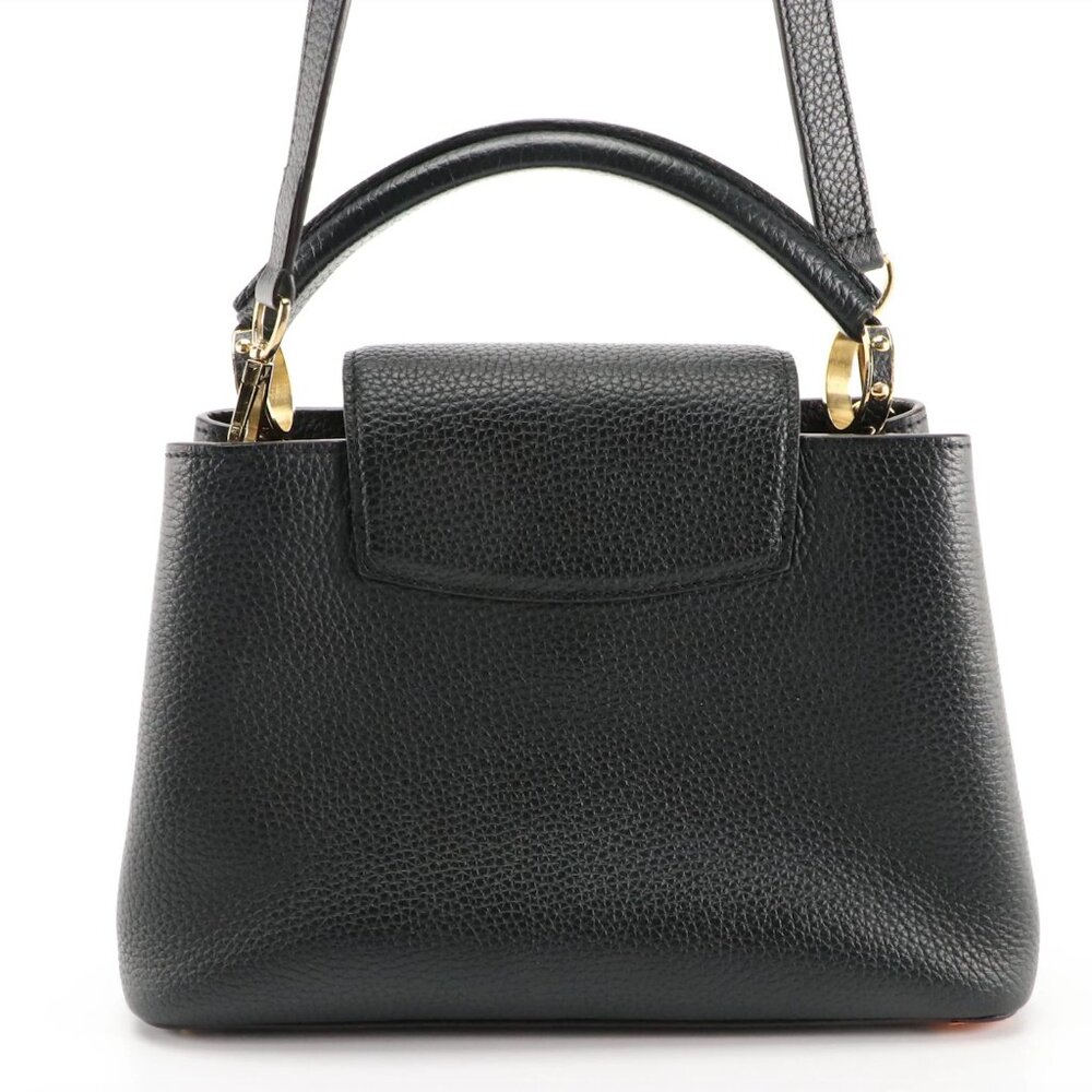 Louis Vuitton Black Taurillon Capucines BB Bag - Picture 4 of 9